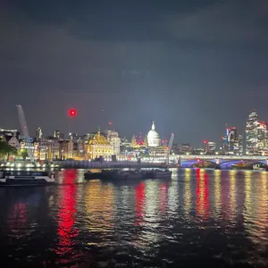 London Thames night view